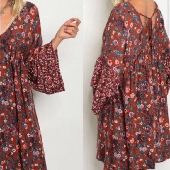 FINAL PRICE DROP! ONE SMALL LEFT! Floral dress - Picture 4 of 6